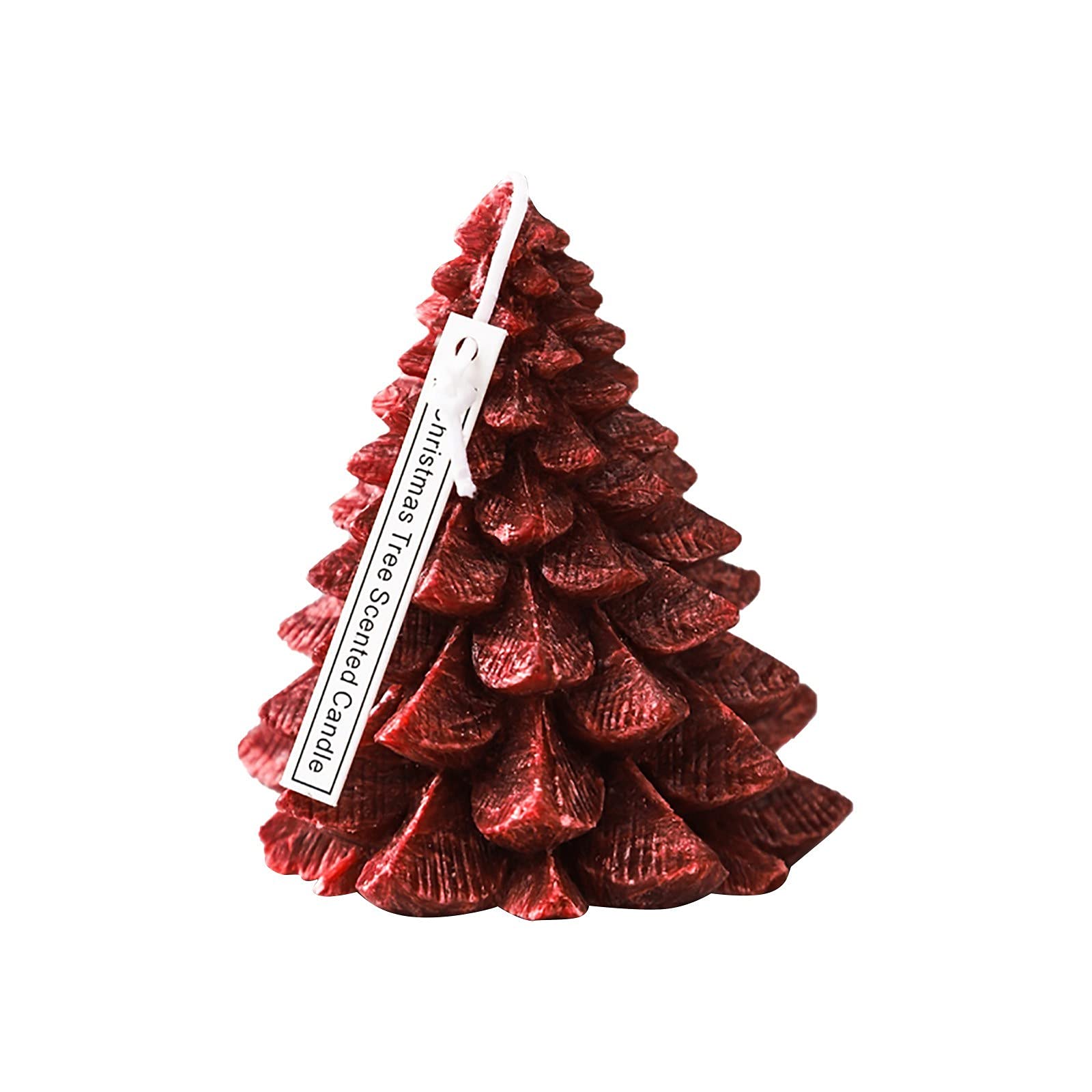 Christmas Tree Shaped Candle - Soy Wax Scented Aromatherapy for Holidays & Gifts