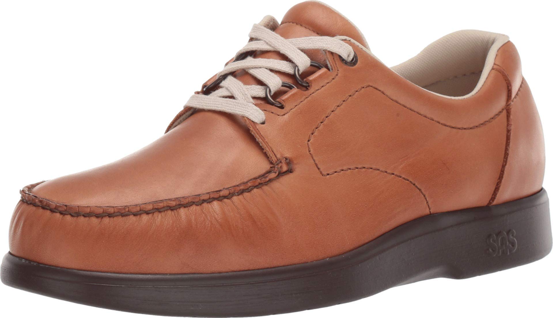 SAS Bout Time Men's Shoes - Comfortable Cushioned Tongue & Collar, Adjustable Fit for All-Day Wear - Perfect for Walking, Work & Casual Outings