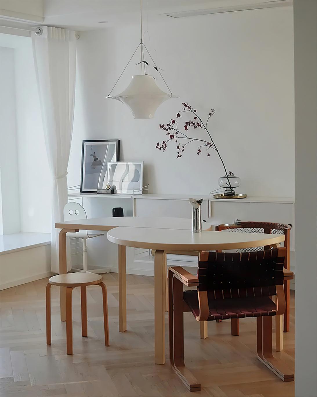 Lokki Modern Scandinavian Pendant Lamp - Minimalist Nordic Ceiling Light for Living Room, Kitchen, Dining Room & Bedroom | Energy Efficient LED Hanging Light Fixture