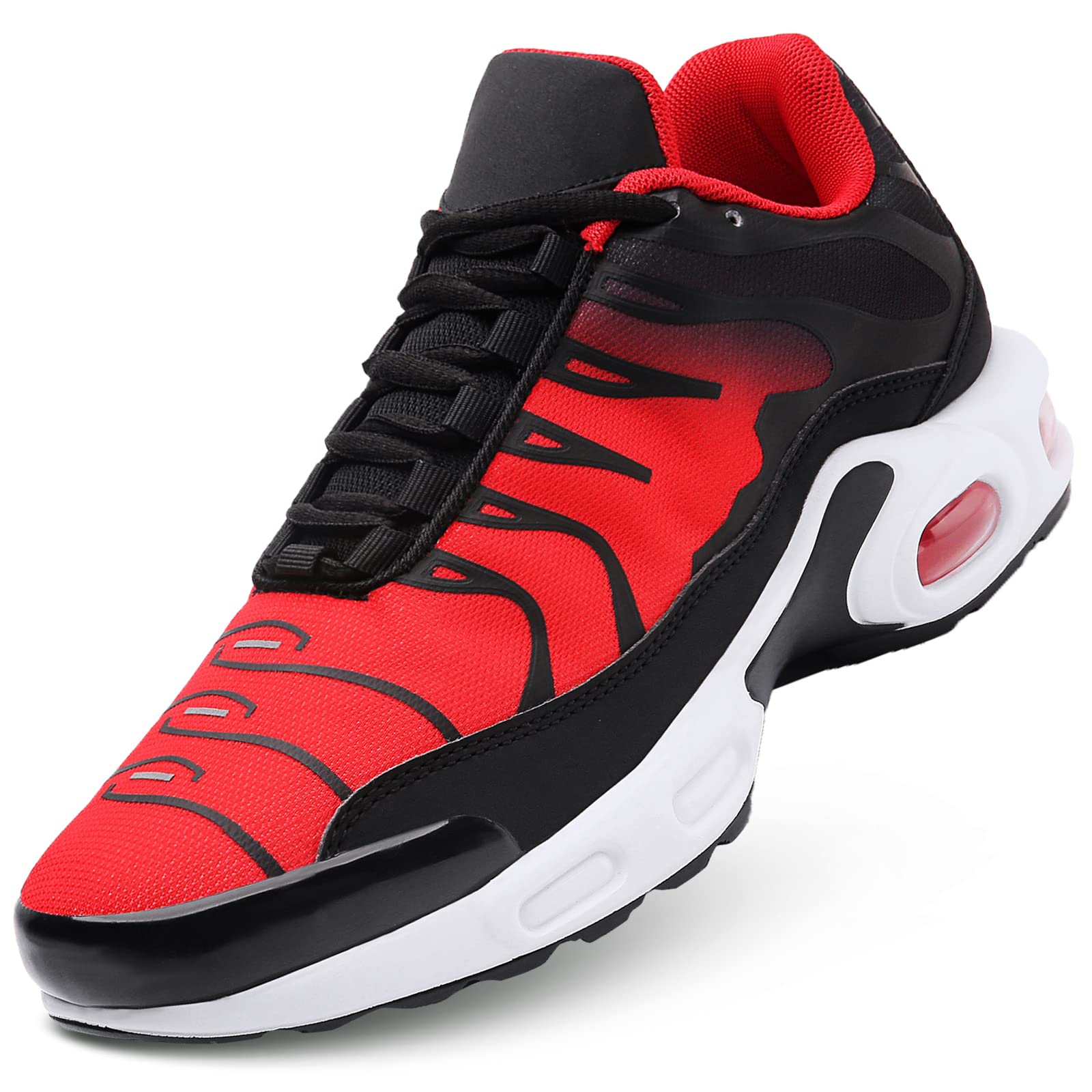 **Kvovzo Men's Running Shoes with Air Cushion - Lightweight Cross Trainer Sneakers for Gym, Tennis & Basketball - Fashion Athletic Sports Shoes for Jogging & Workouts**