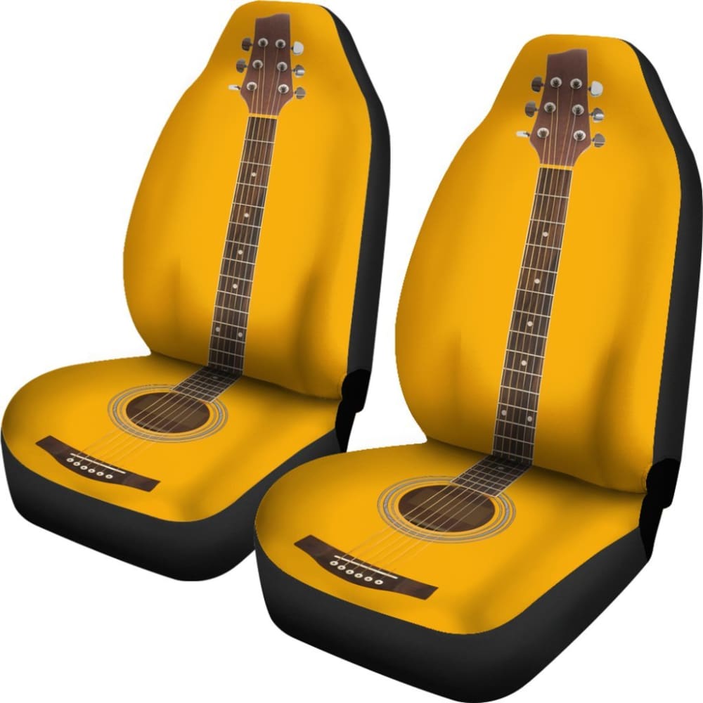 Premium Acoustic Guitar Car Seat Covers - Universal Fit for Sedans, SUVs & Trucks - Waterproof & Scratch-Proof Protection for Music Lovers - Perfect for Road Trips, Commuting & Gig Transport