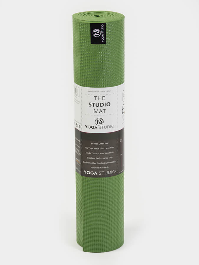 Custom Personalized Yoga Mat 6mm Thick - Eco-Friendly Non-Slip Exercise Mat with Your Own Design in Palm Green - Perfect for Home Workouts, Yoga Studios & Meditation Spaces