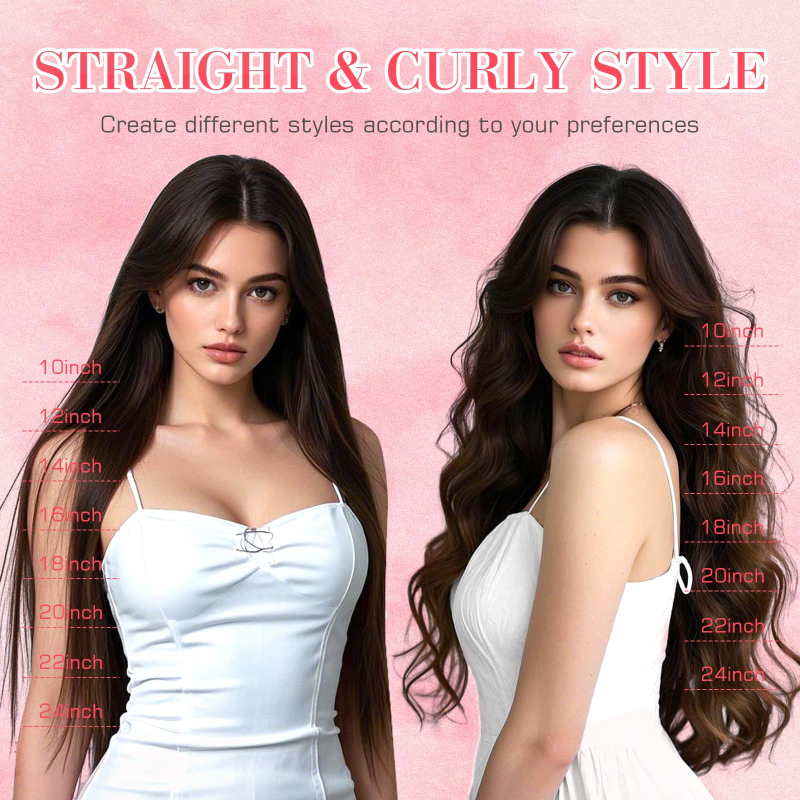 Natural Black Remy Human Hair Clip-In Extensions - 10 Inch Silky Straight Double Weft (8pcs/110g) #1B | Premium Quality Hair Extensions for Women | Perfect for Daily Wear, Parties & Special Occasions