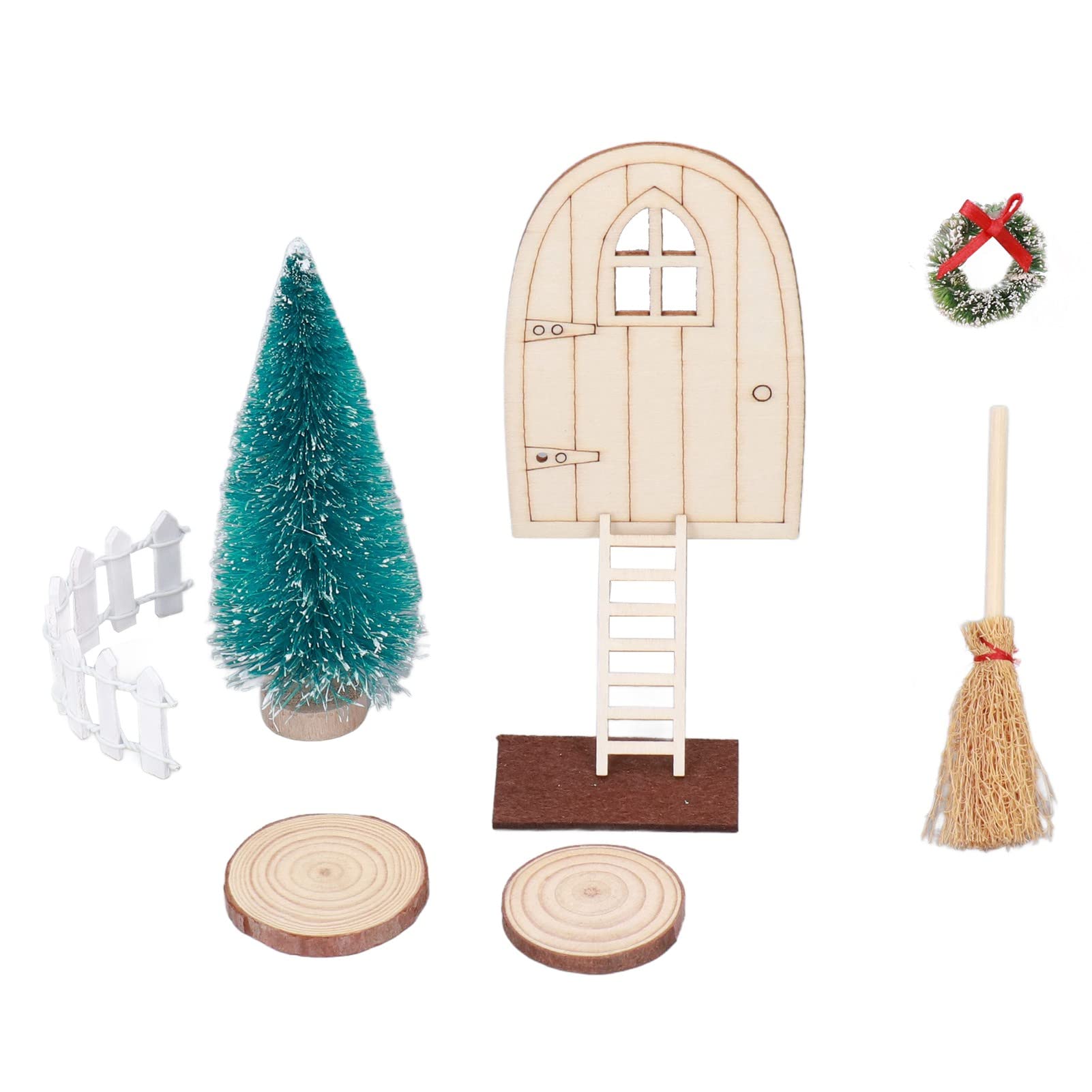 1:12 Miniature Dollhouse Christmas Decorations - HASAKI Vivid Fashionable Exquisite Dollhouse Accessories for Holiday Scene Displays