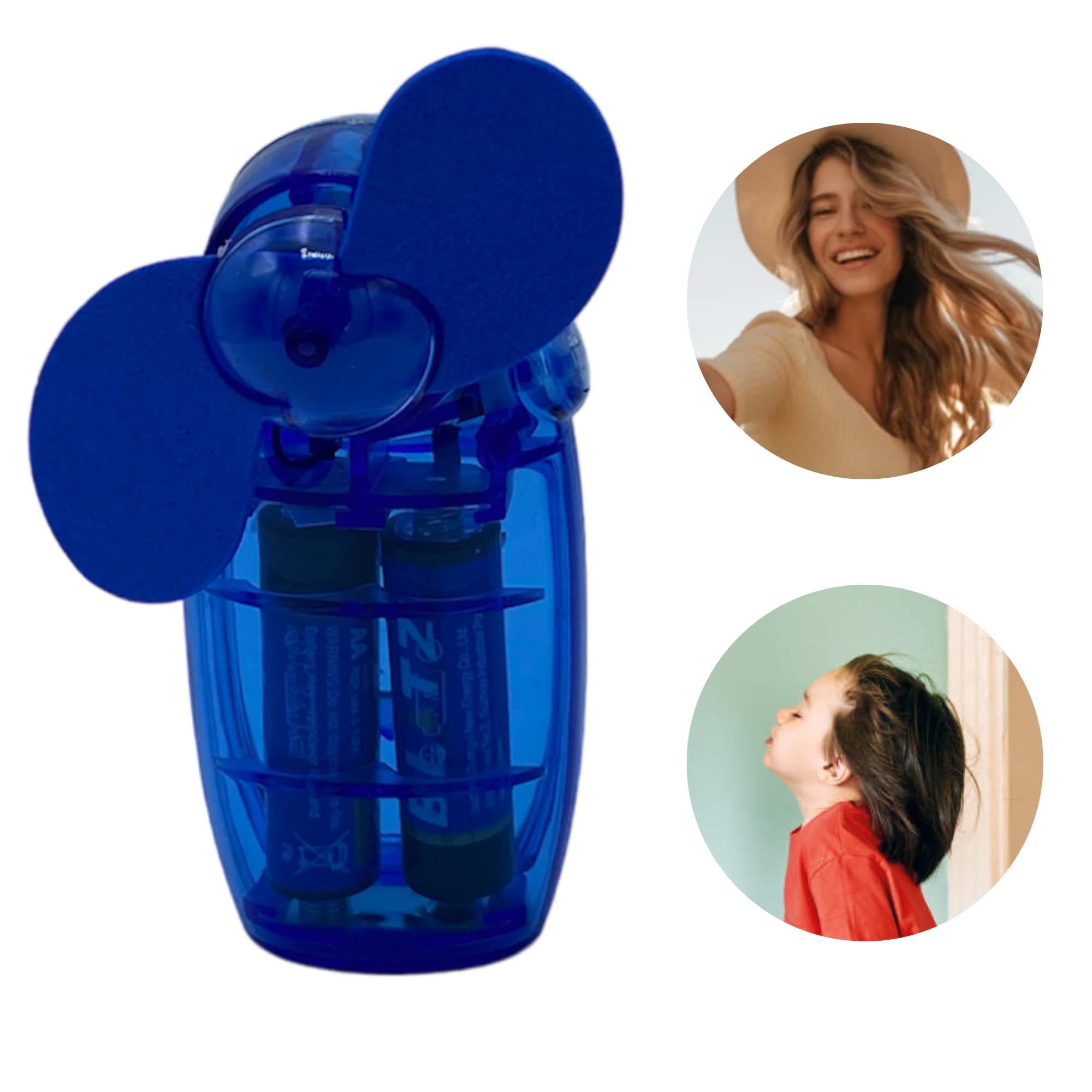 Mini Travel Fan - Portable USB Rechargeable Handheld Fan for Camping, Hiking, and Outdoor Adventures - Perfect for Summer Travel & Hot Weather