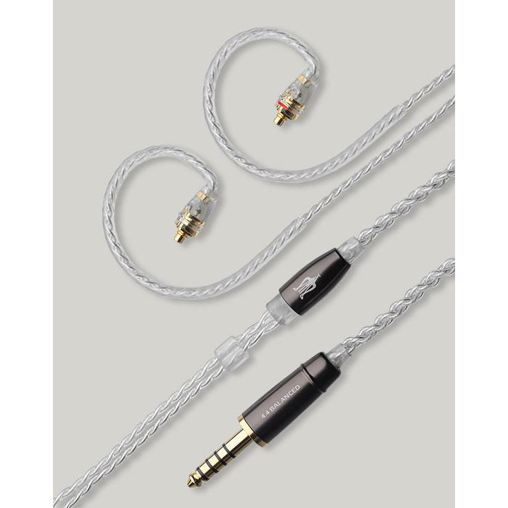 Premium Meze MMCX Silver Plated Upgrade Cable for RAI Penta & Advar IEMs - Enhanced Audio for Audiophiles, Studio Monitoring & Hi-Fi Listening