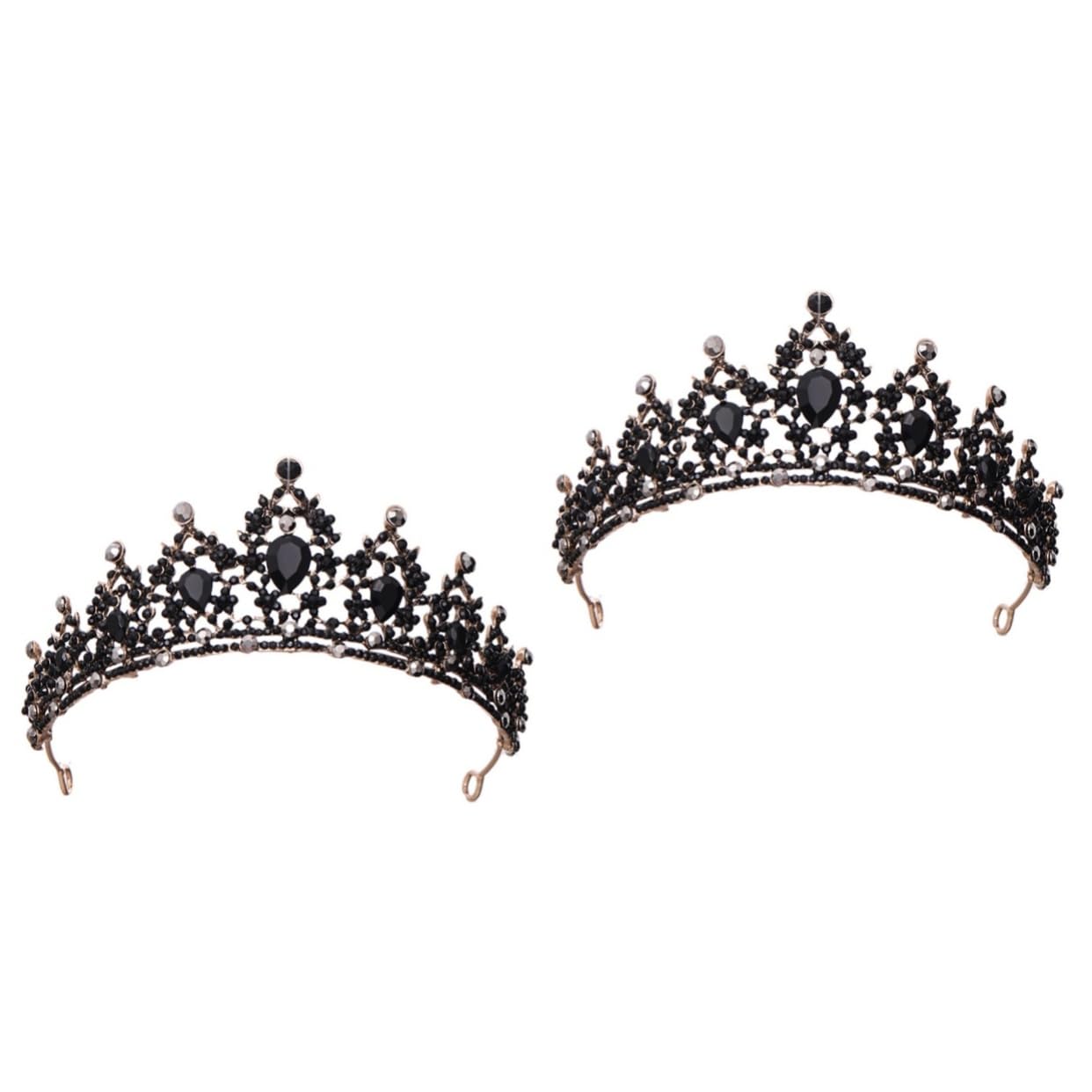Beavorty 2-Piece Wedding Hair Tiara Set - Bridal Crown & Baroque Headpiece for Women | Perfect for Fairy-Themed Weddings, Bridal Showers & Special Occasions