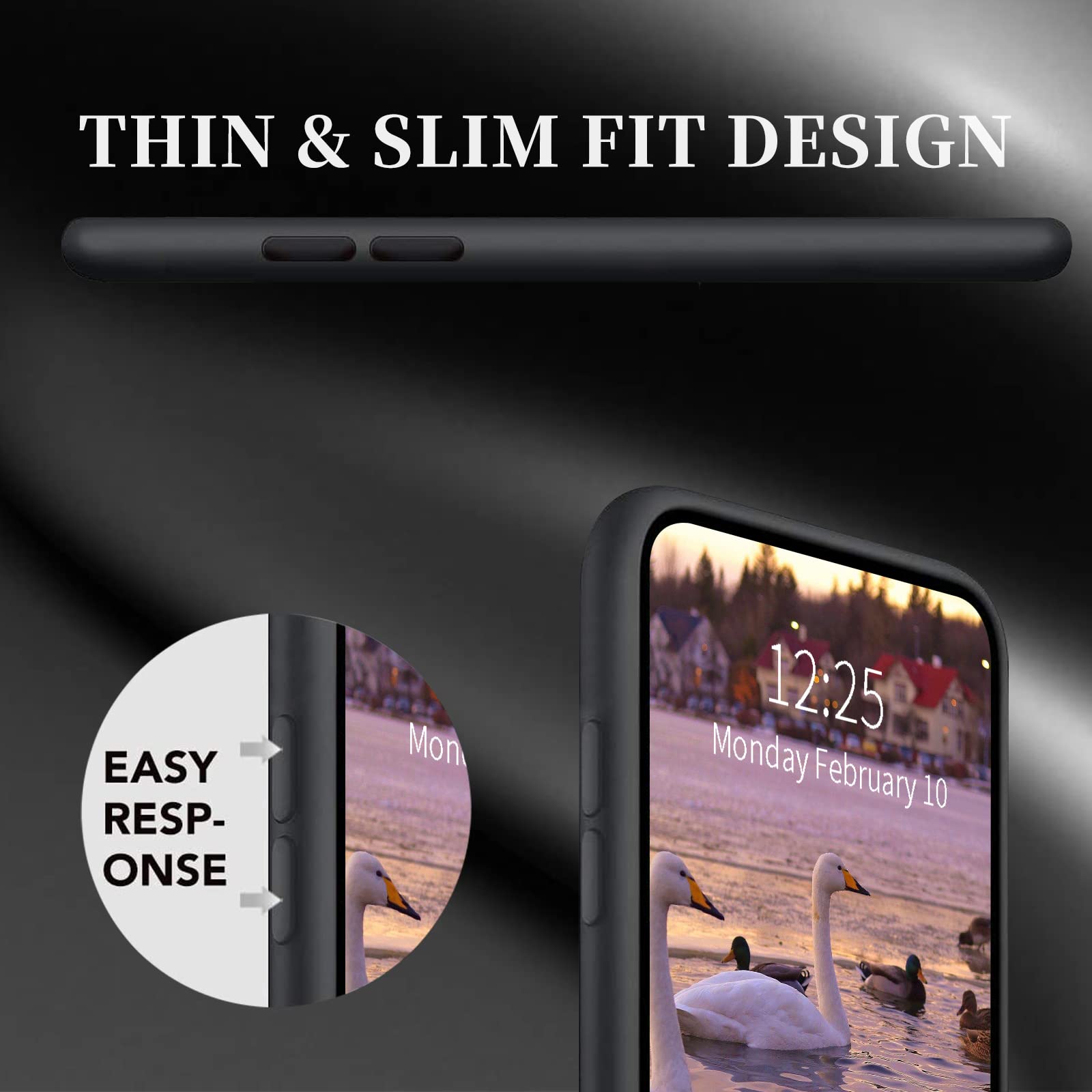 Compatible with AT&T Radiant Max 5G / Cricket Dream 5G Case - Slim Soft TPU Shockproof Phone Cover for Women, Men & Girls - Perfect for Cricket Innovate 5G & Basketball Fans - Ideal for Daily Use, Sports & Outdoor Activities