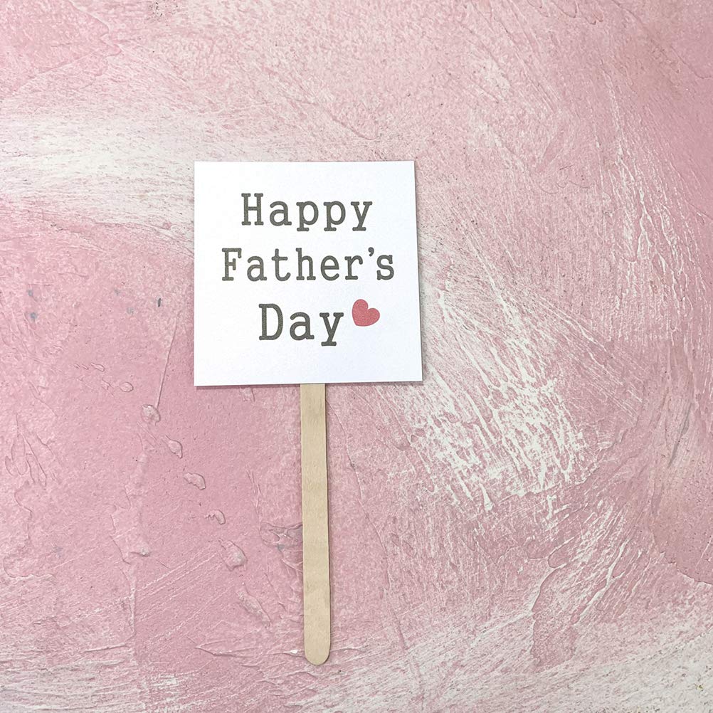 25pcs Happy Father's Day Cake Toppers - Creative Cupcake Picks for Birthday, Anniversary & Party Decorations - Premium Cake Decorating Supplies for Dad's Special Day Celebrations