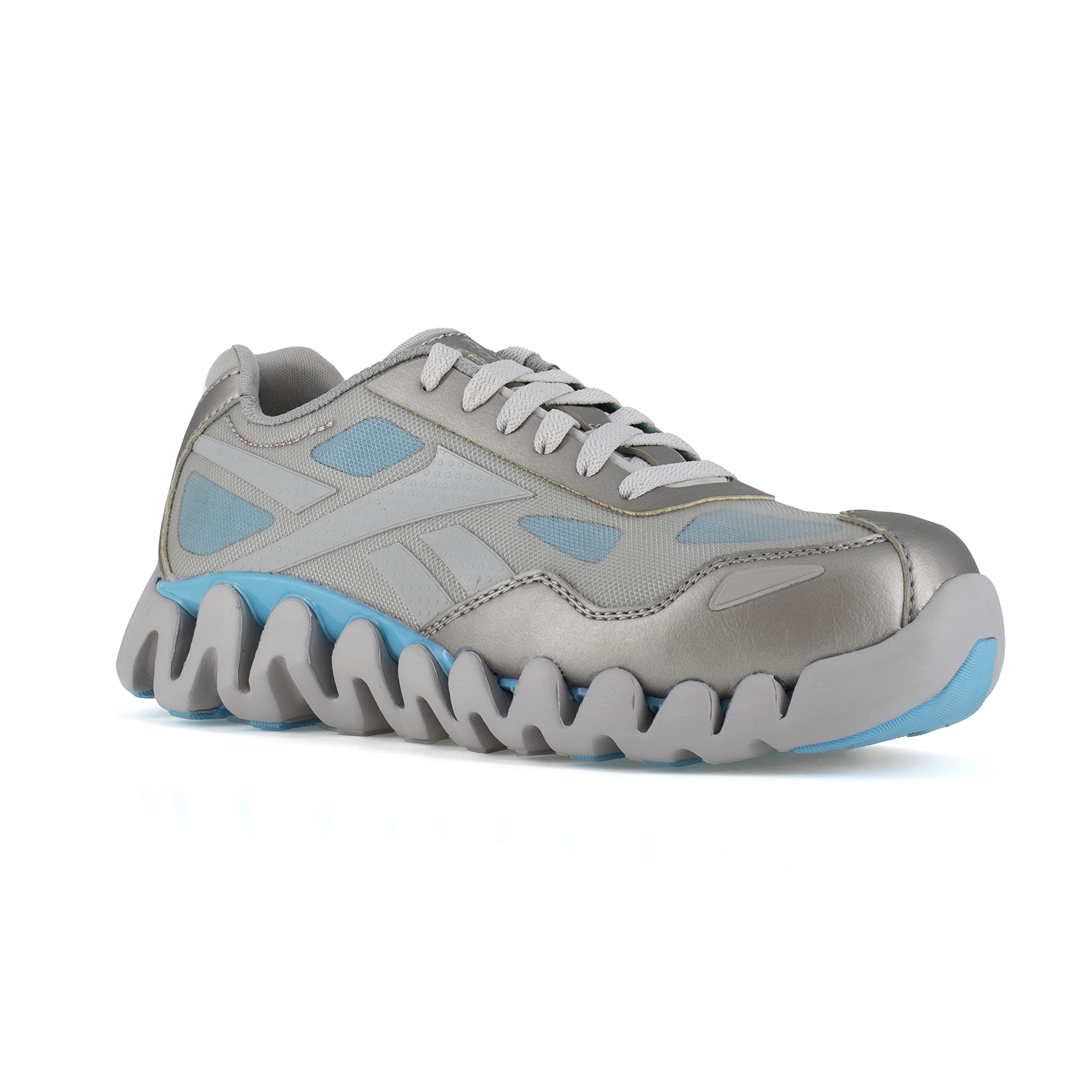 Reebok Women's RB151 Zig Pulse Work Safety Shoes - Pink Non-Slip Construction Shoes for Women | Comfortable Work Boots for Construction, Warehouse & Industrial Jobs