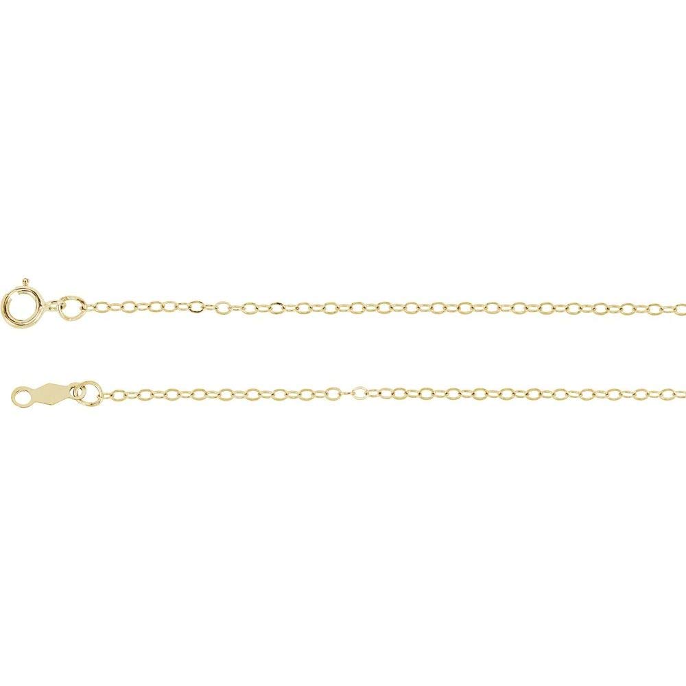 1.5mm Dainty Cable Chain Necklace for Women - 14K Gold Plated, Silver & Rose Gold Options - Perfect for Layering, Everyday Wear & Gifting