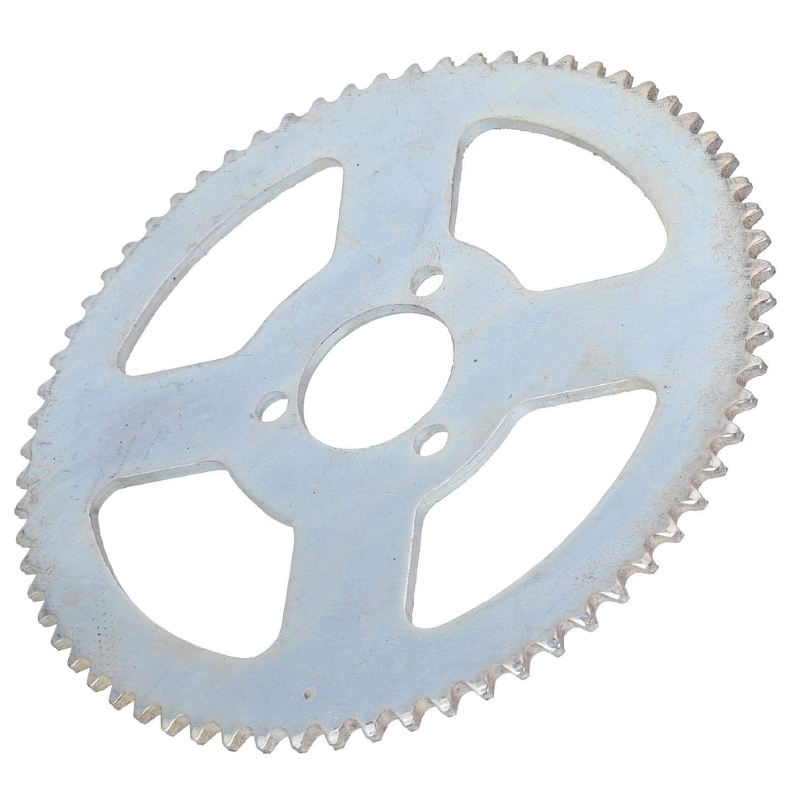OUKENS 65T 25H 3-Hole Metal Sprocket for Electric Bikes & Scooters - Durable Crankset Gear Plate for E-Bike Conversion & Performance Upgrades - Perfect for Commuting, Off-Road & Urban Riding