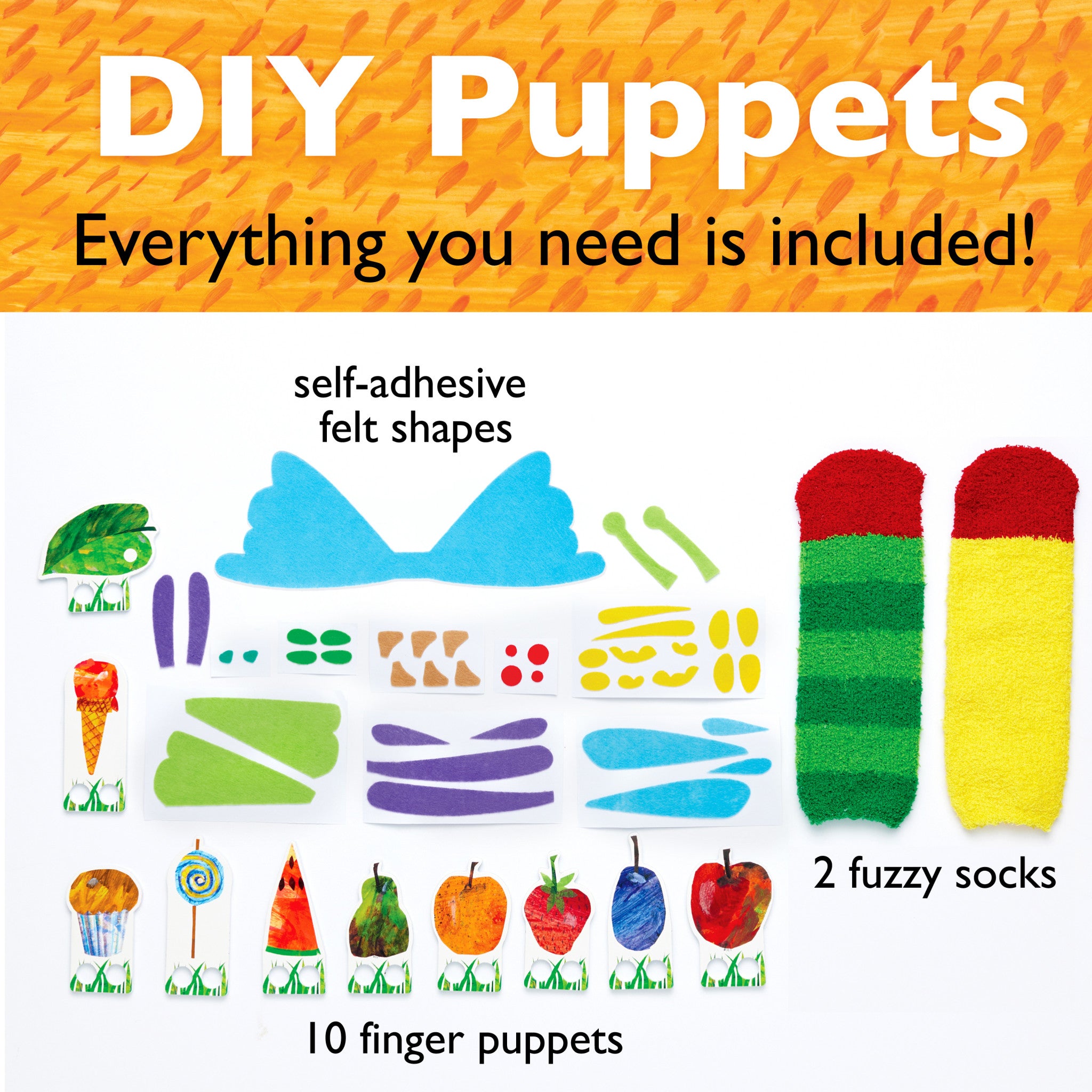 The Very Hungry Caterpillar Story Puppets - Educational Toy for Kids | Interactive Storytelling Puppet Set | Perfect for Preschool Learning & Bedtime Stories #6373000