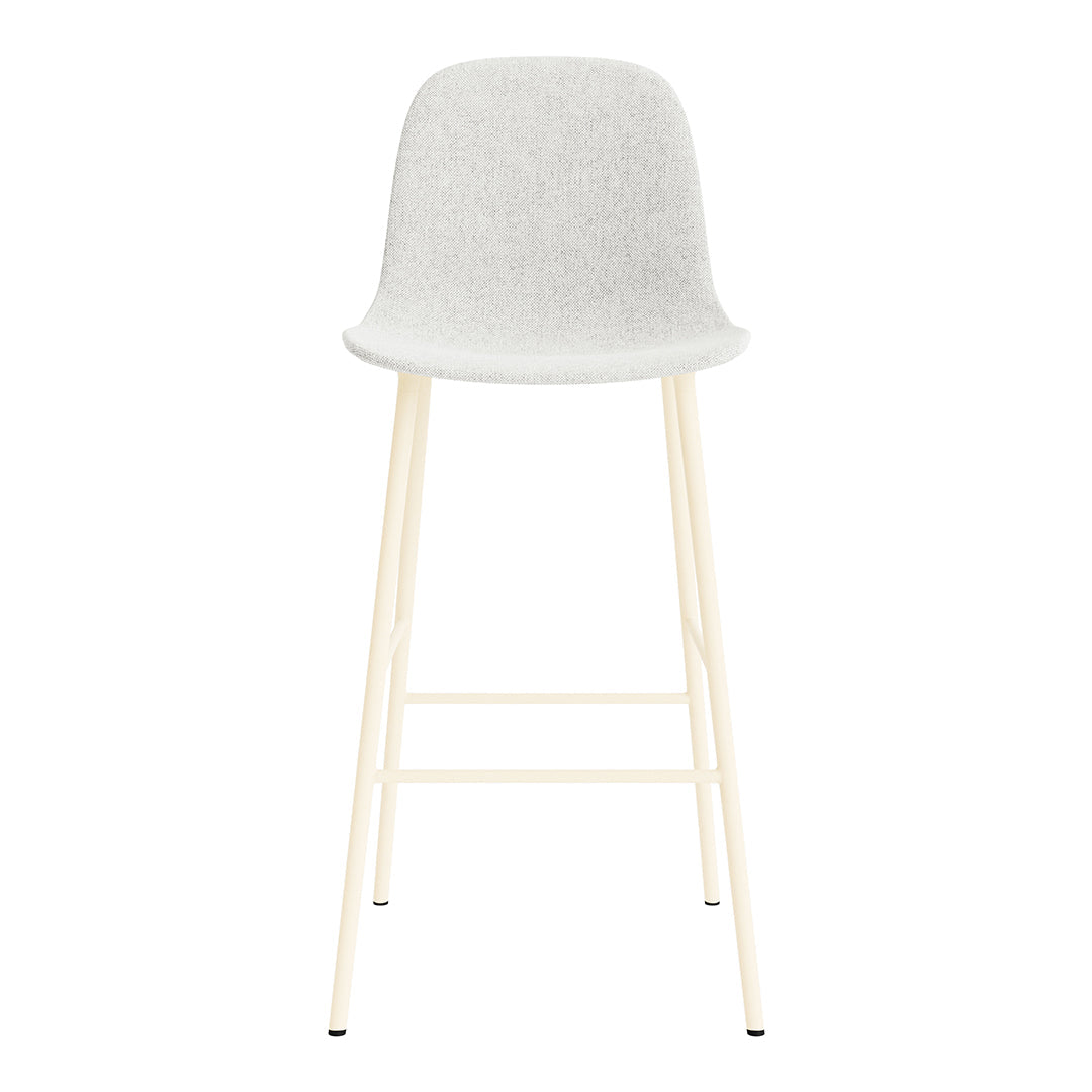 Modern Form Bar Chair - Fully Upholstered Counter Stool with Comfortable Seat - Perfect for Kitchen Islands, Breakfast Bars & Home Bars