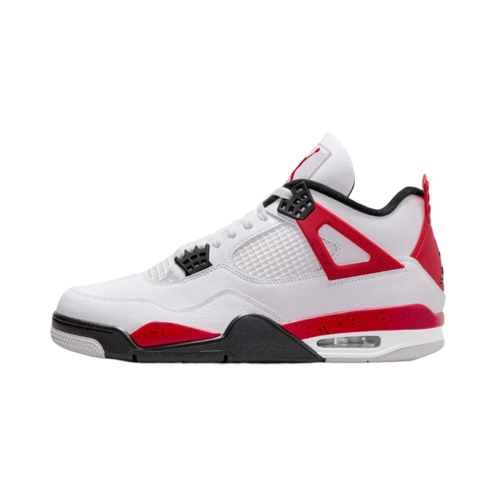 Air Jordan 4 Retro Men's Basketball Shoes - Red Cement/White/Fire Red/Black Neutral | Stylish Sneakers for Casual Wear, Street Fashion & Sports Enthusiasts