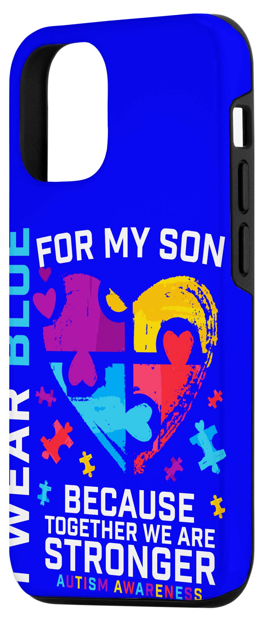 iPhone 12/12 Pro Autism Awareness Phone Case - Durable Protective Cover for Autism Awareness, Perfect Gift for Dad, Mom, Son, Daughter - Ideal for Daily Use, Work, and School