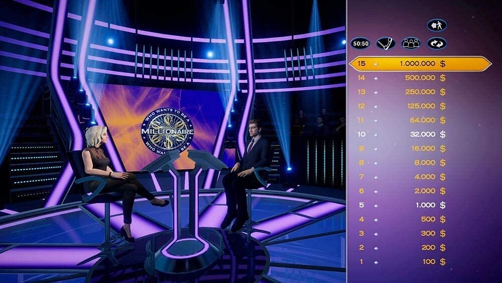 Who Wants To Be A Millionaire? Nintendo Switch Game - Family Trivia Party Game for Game Night & TV Show Fans