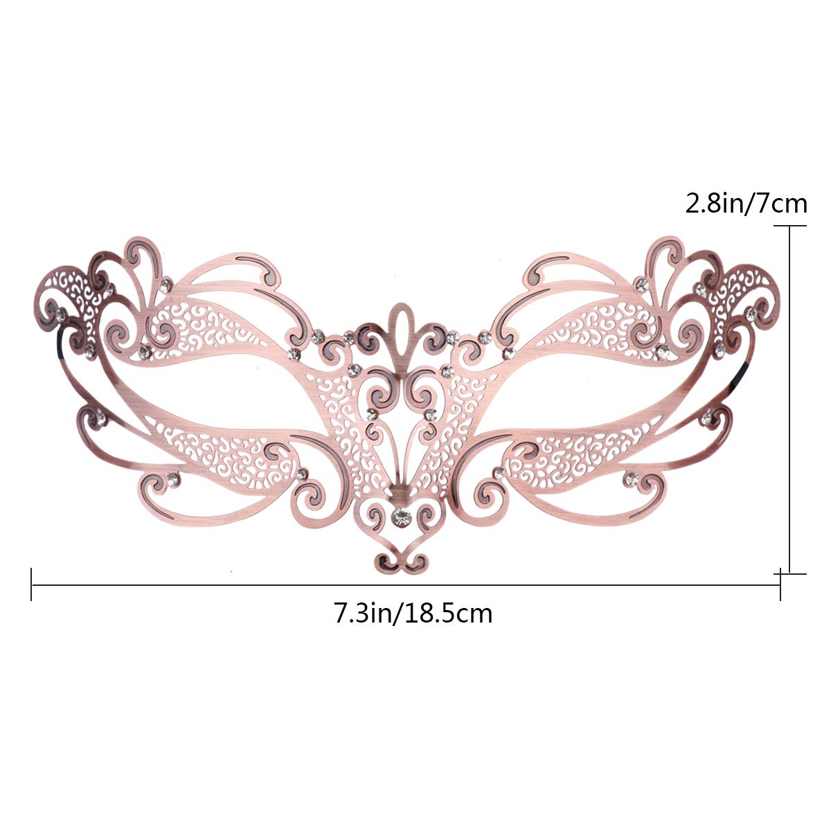 Coddsmz Venetian Masquerade Mask Set for Couples - Elegant Mardi Gras, Christmas, Halloween & Cosplay Costume Accessories - Perfect for Parties, Balls, and Themed Events