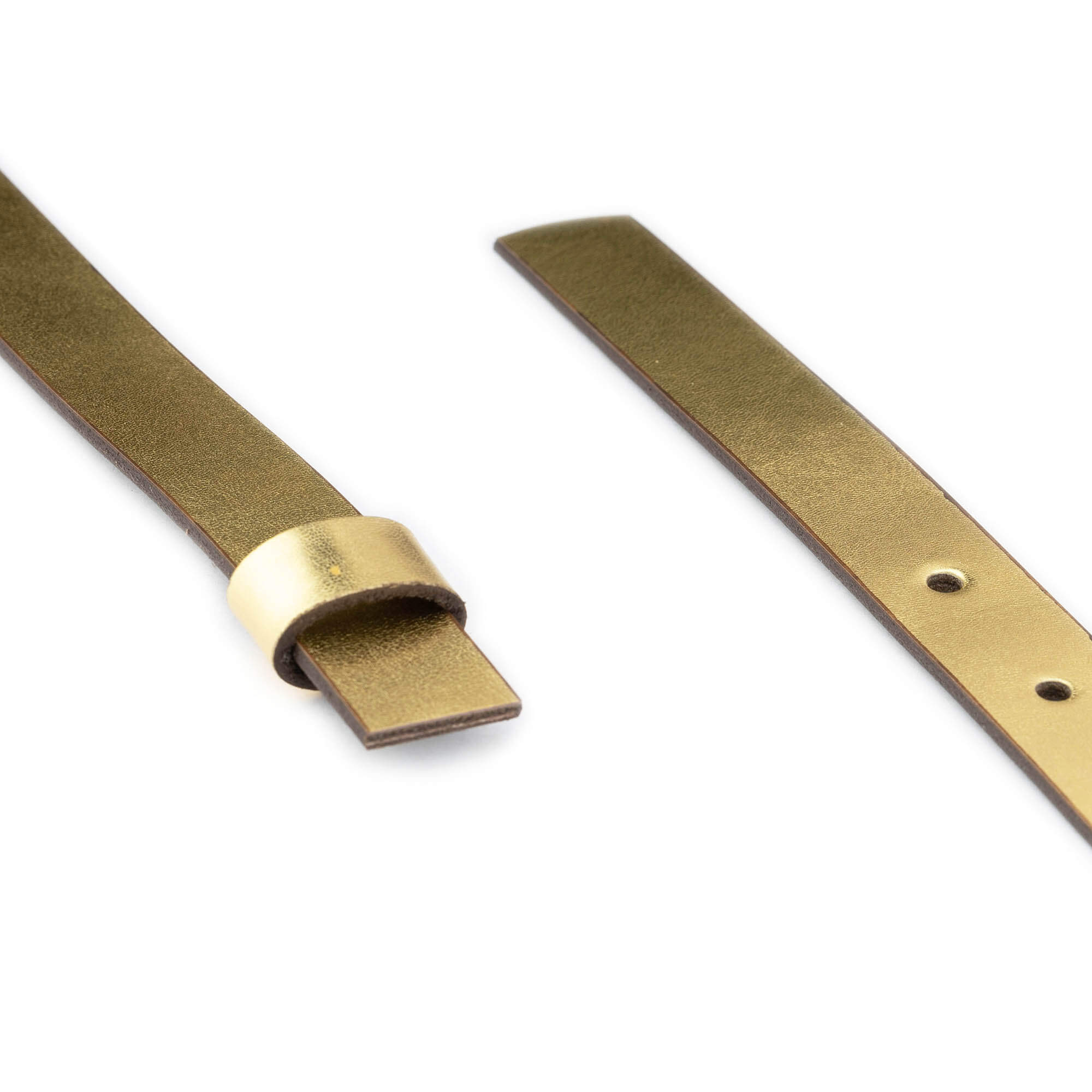 2.0 cm Gold Leather Belt Strap for Ferragamo Buckles - Women's Replacement Belt - Perfect for Office, Casual Wear & Special Occasions