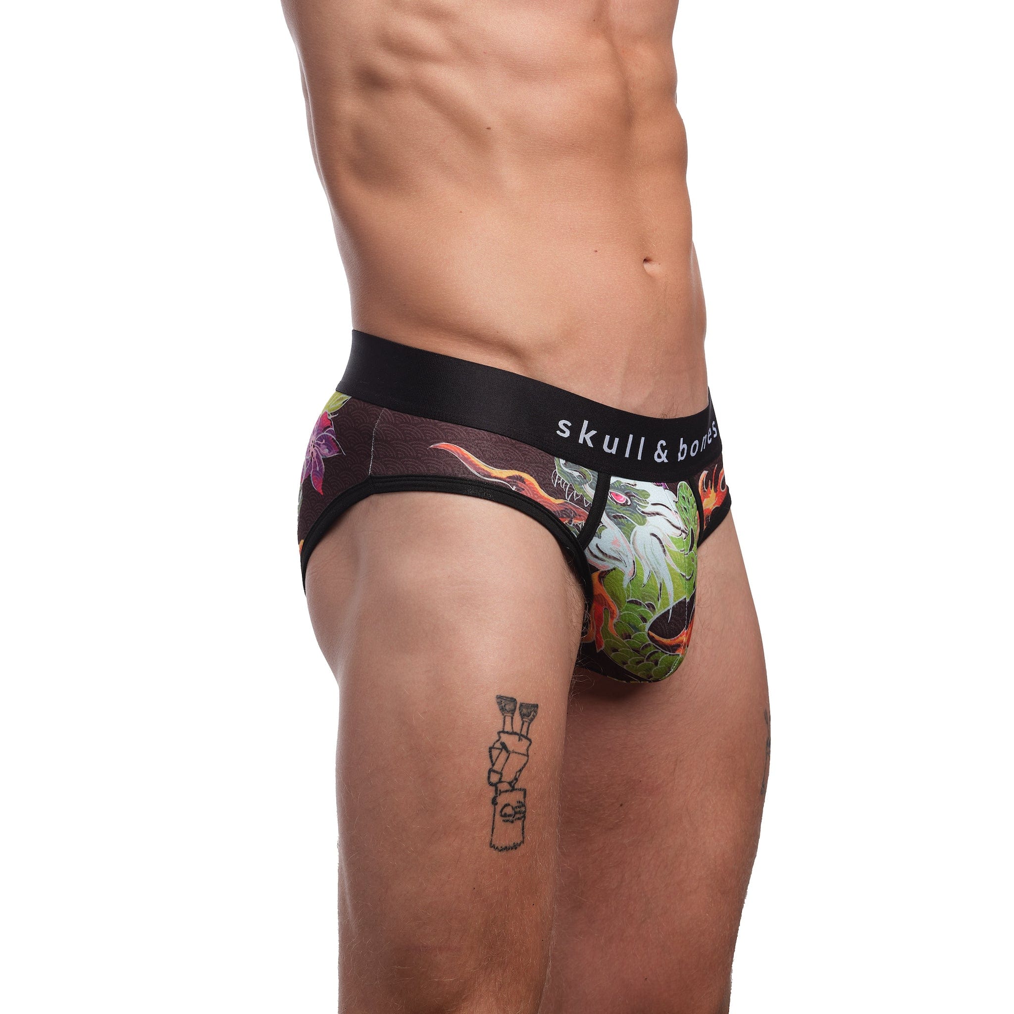 Fire Breathing Dragon Brief - Premium Men's Underwear for Comfort & Style | Perfect for Cosplay, LARP & Fantasy Costumes