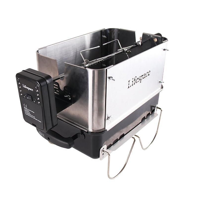 Portable Grill Rotisserie Riser Extension Kit - Universal Fit for Outdoor BBQ, Camping & Tailgating - Perfect for Grilling Chicken, Turkey & Kebabs