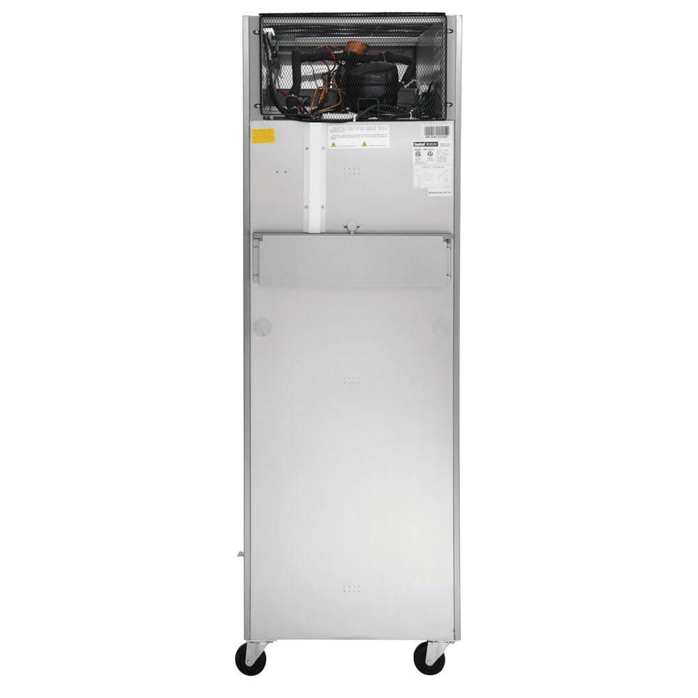 69K-164 Commercial Reach-In Freezer - 23 Cu. Ft. Stainless Steel 1-Door Freezer for Restaurants, Grocery Stores & Food Service Businesses - Ideal for Frozen Food Storage & Bulk Inventory