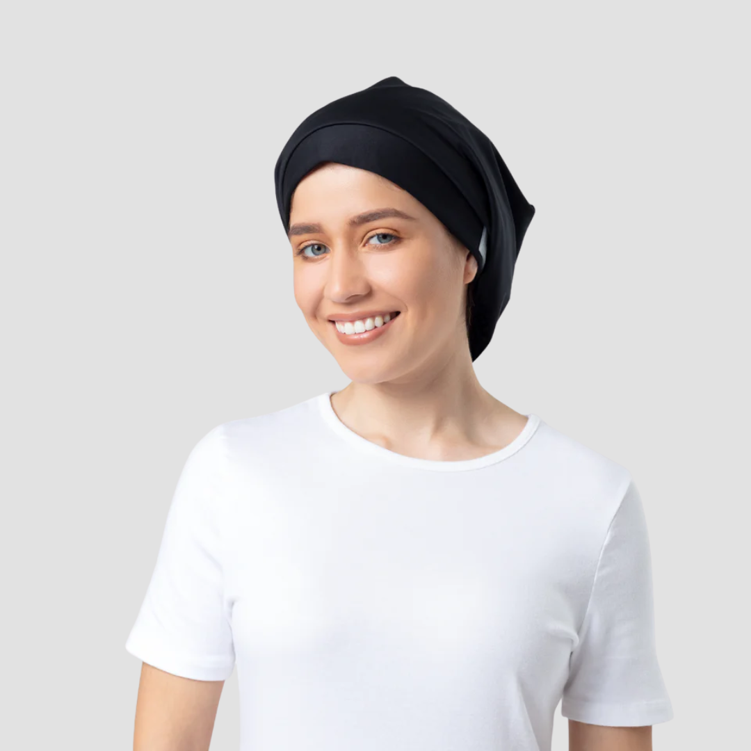 Hairbrella Lite Satin Lined Rain Hat for Women - Waterproof Hair Protection Hat for Rainy Days, Commuting & Outdoor Activities