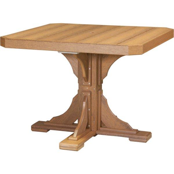 Poly 41 Square Table - Durable Outdoor Dining Table for Patio, Garden, and Backyard - Perfect for Family Gatherings and BBQs