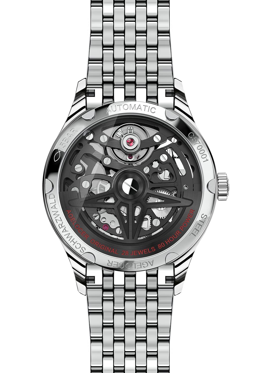 AGELOCER Luxury Women's Automatic Skeleton Watch with Diamonds - Top Brand Mechanical Timepiece for Elegant Ladies | Perfect for Christmas, Valentine's Day Gifts, Date Nights & Formal Occasions