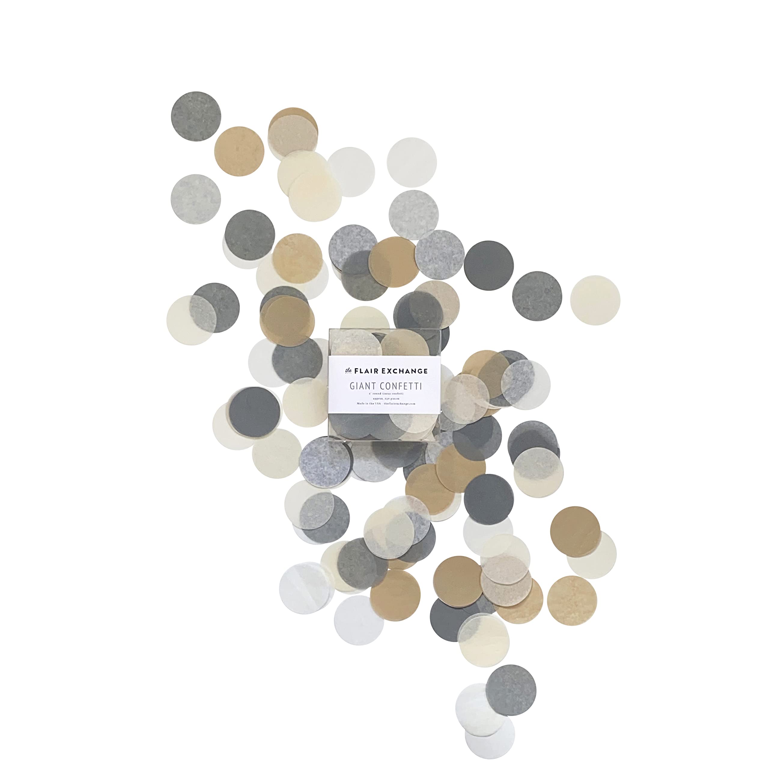 Natural Giant Handcut Tissue Paper Confetti for Weddings, Parties & DIY Crafts – Bulk Biodegradable Decoration