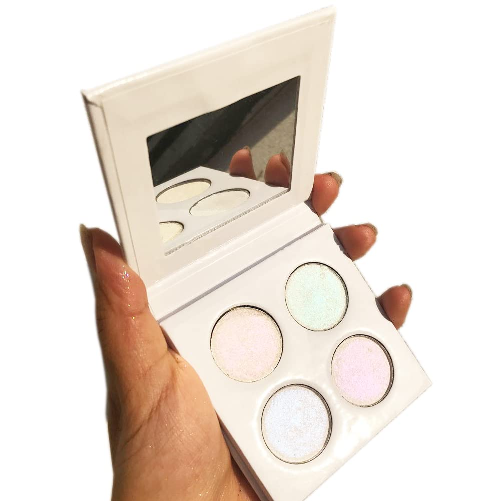 4 Colors Pigmented Eyeshadow Palette - Matte & Duochrome Eyeshadow with Creamy Blendable Texture, Long Lasting Natural Makeup for Day & Night Looks (Makeup-2) - Perfect for Everyday Wear, Parties & Special Occasions