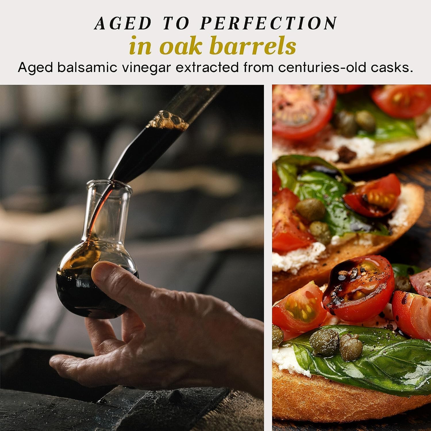 Premium Giuseppe Giusti Balsamic Vinegar of Modena Gift Set - Gran Deposito & White Balsamic Vinegar (2 x 8.45 fl oz) - Authentic Italian Gourmet Condiment in Elegant Gift Box - Perfect for Salads, Cheese Pairing & Gourmet Cooking