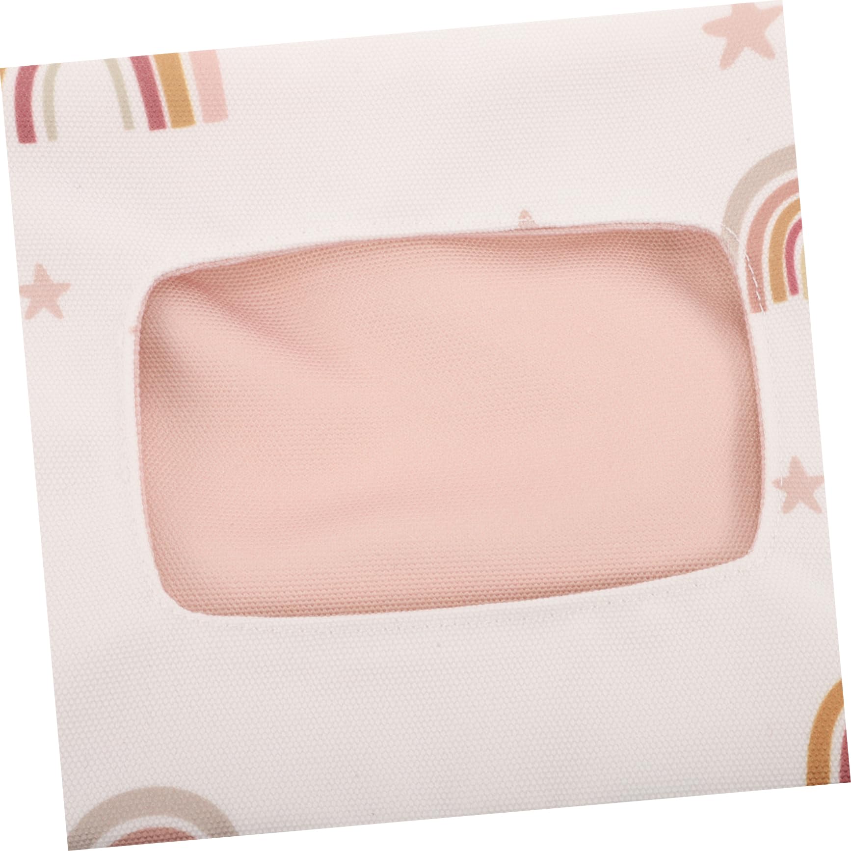 VICASKY Travel Wipes Storage Bag Organizer - Pink Polyester Cotton Pouch for Baby Wipes, Makeup Remover & Wet Wipes | Perfect for Diaper Bags, Travel Toiletries & On-the-Go Essentials