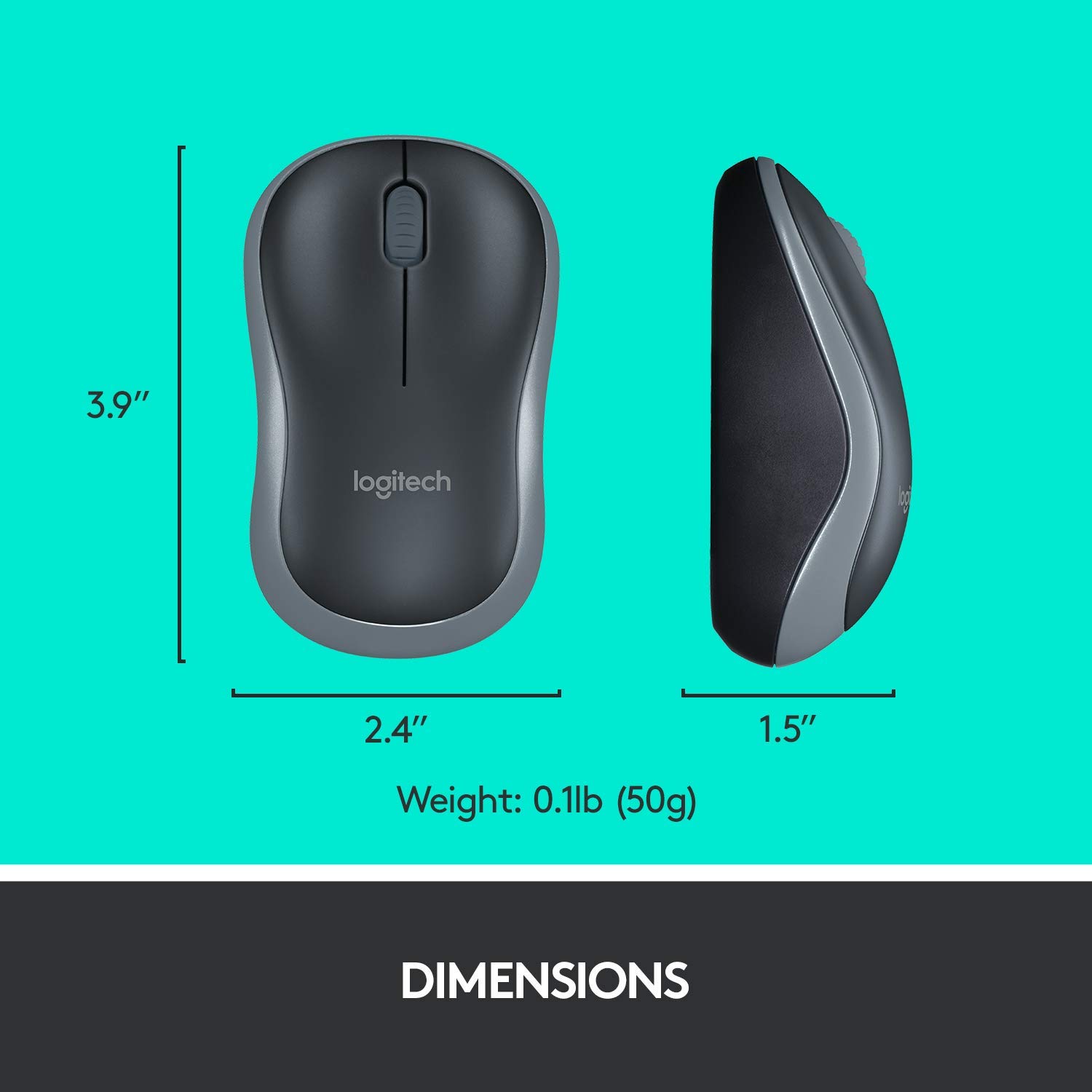 Logitech MK270 Wireless Keyboard and Mouse Combo - Full-Size 2.4GHz Wireless Technology, Black (Renewed) - Perfect for Home Office, Gaming & Productivity