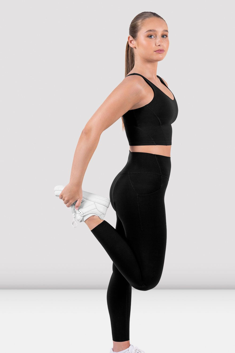Apex BLOCHsculpt High-Waist Pocket Leggings for Women - Tummy Control Yoga Pants with Side Pockets - Perfect for Workouts, Running, Gym & Lounge Wear