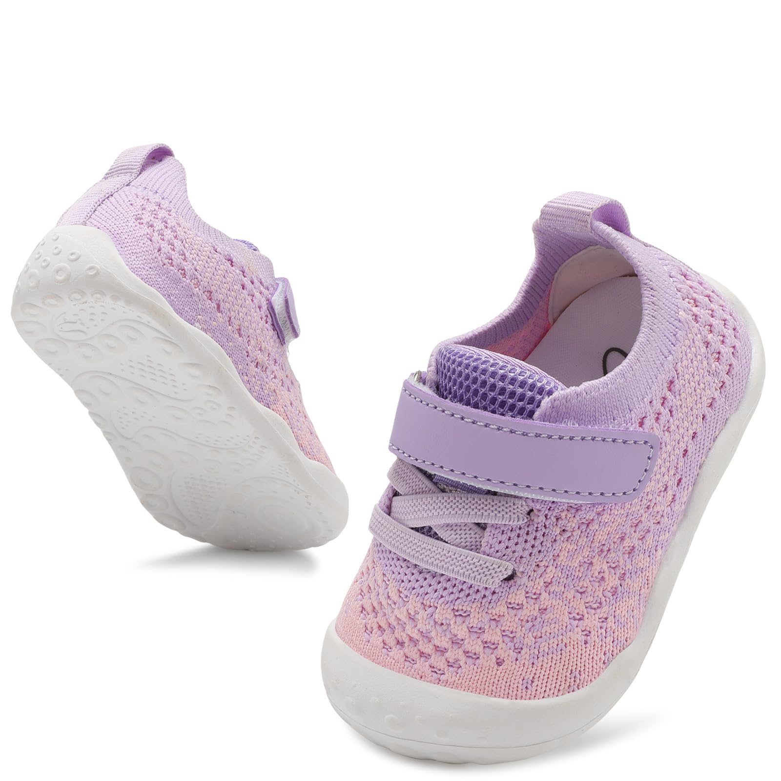 **LeIsfIt Baby Walking Shoes for Girls & Boys - Non-Slip First Walker Sneakers for Infants & Toddlers - Lightweight Crib Shoes for Early Steps | Perfect for Indoor Play, Outdoor Walks & Special Occasions**