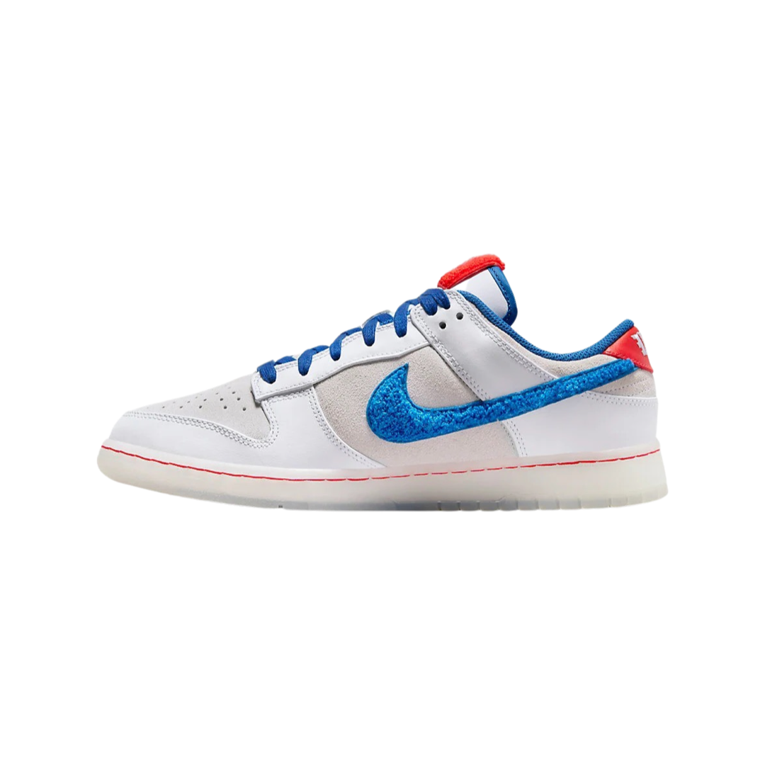 Nike Dunk Low Retro PRM Year of the Rabbit White Crimson Varsity Royal Sneakers - Limited Edition Basketball Shoes for Men & Women - Perfect for Streetwear, Casual Outfits and Sneaker Collectors
