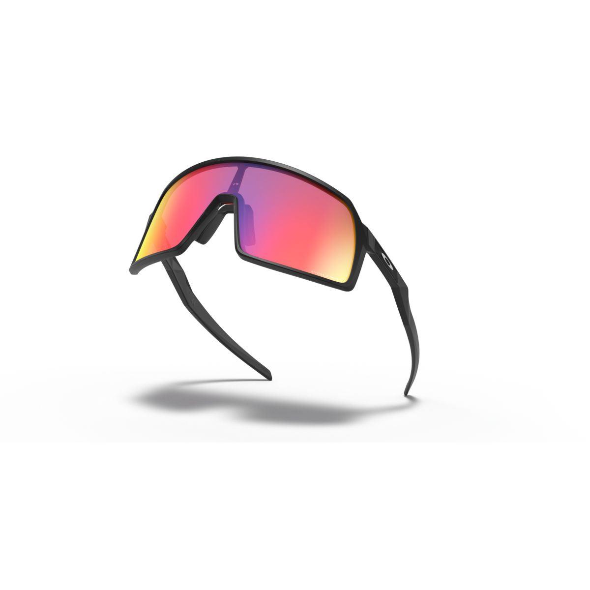 Oakley Sutro S Sunglasses Matte Black with Prizm Road Lens - Sports & Cycling Eyewear for Men & Women - Perfect for Running, Cycling, and Outdoor Activities