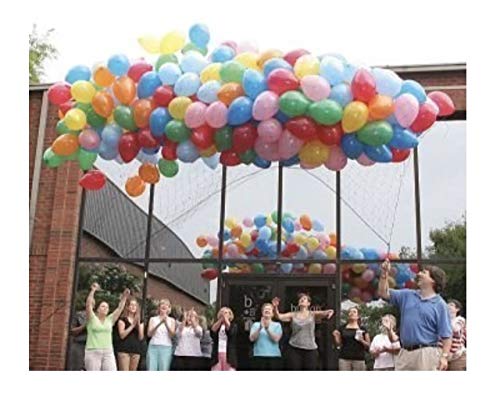 Balloon Drop Netting Kit - Pre-Strung Party Balloon Release for Birthday Celebrations, Weddings & New Year's Eve Parties - Easy Setup Decoration for Ceiling