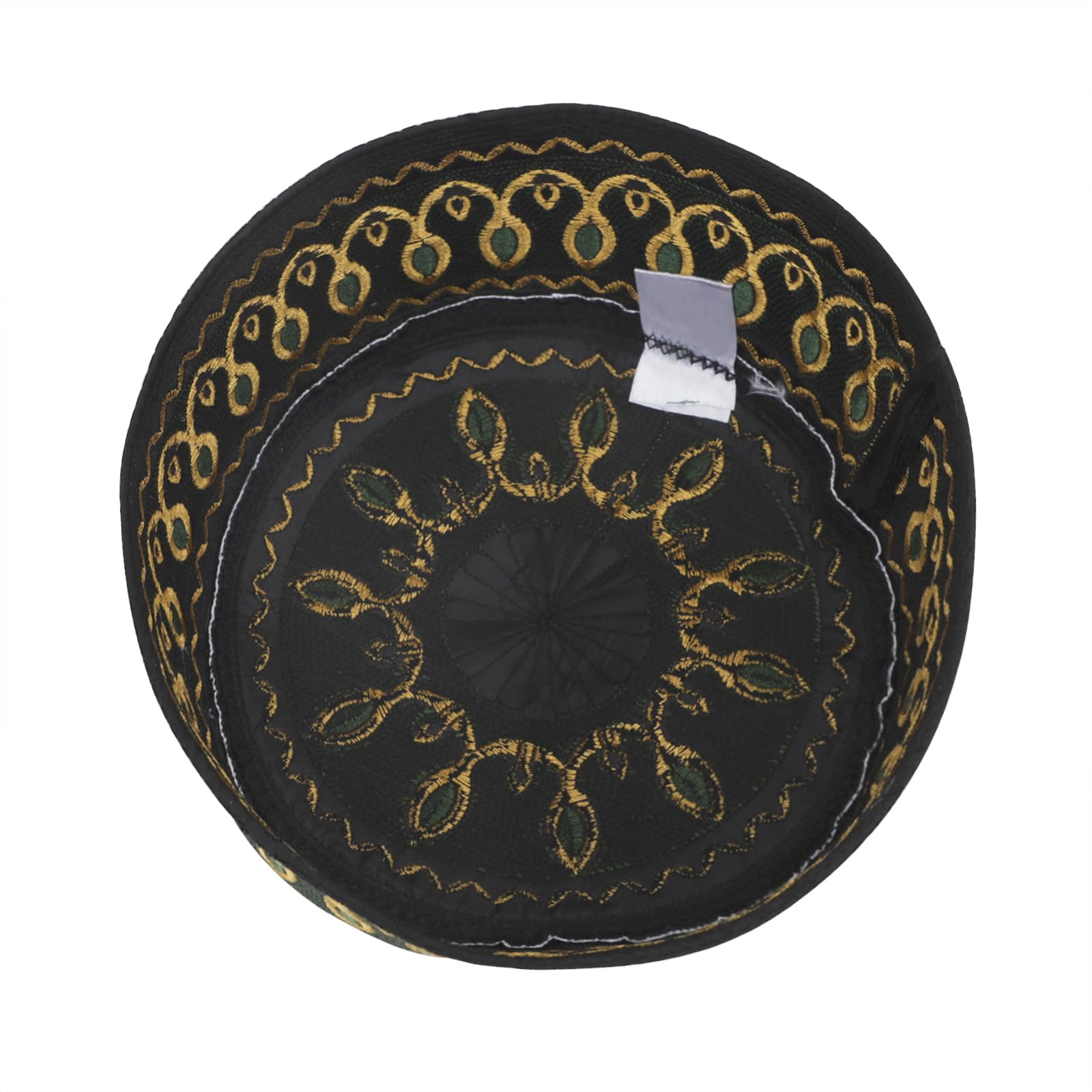 Men's Muslim Prayer Kufi Hat - Embroidered Islamic Skull Cap for Prayer & Daily Wear - Traditional Kufi, Takke, Kofia Topi for Men & Boys - Perfect for Mosque, Home Worship & Cultural Events