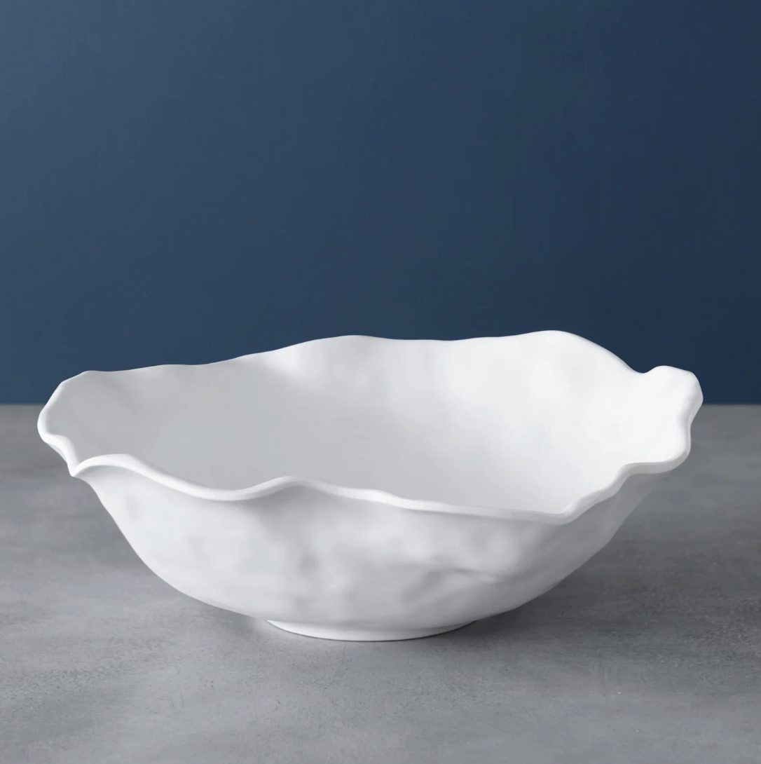 Beatriz Ball VIDA Nube Large Round Bowl - Elegant Serving Bowl for Salads, Fruits & Entertaining - Perfect for Dinner Parties & Home Decor