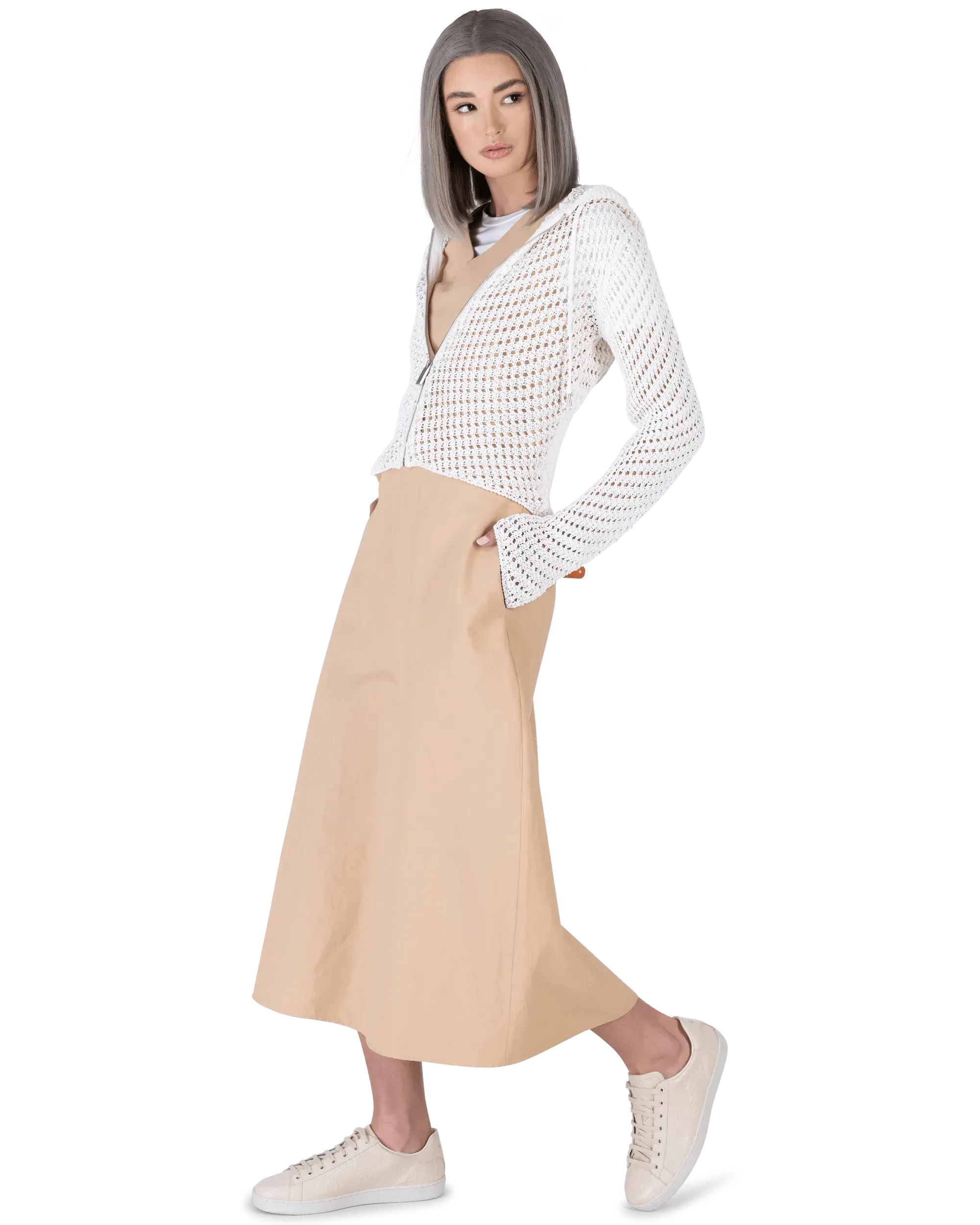Elegant Coated Linen Sleeveless Maxi Dress for Women - Perfect for Summer Beach Vacations, Garden Parties & Boho Chic Outfits