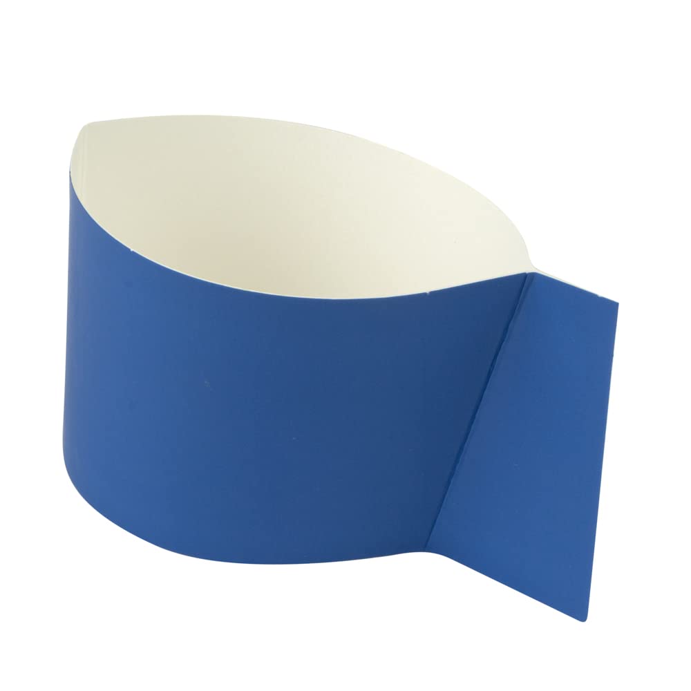 Restpresso Hot Coffee Sleeves with Handle - 1000 Disposable Cup Sleeves for 12, 16 & 20 oz Cups | Navy Blue Paper Cup Jackets | Ideal for Coffee Shops, Cafes & Takeout Services