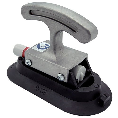 3 X 6 Handi Grip Hand Cup - Heavy Duty Suction Cup for Flat & Slightly Curved Surfaces (40 lbs/18 kg) - Perfect for Glass Lifting, Tile Installation & Construction Work