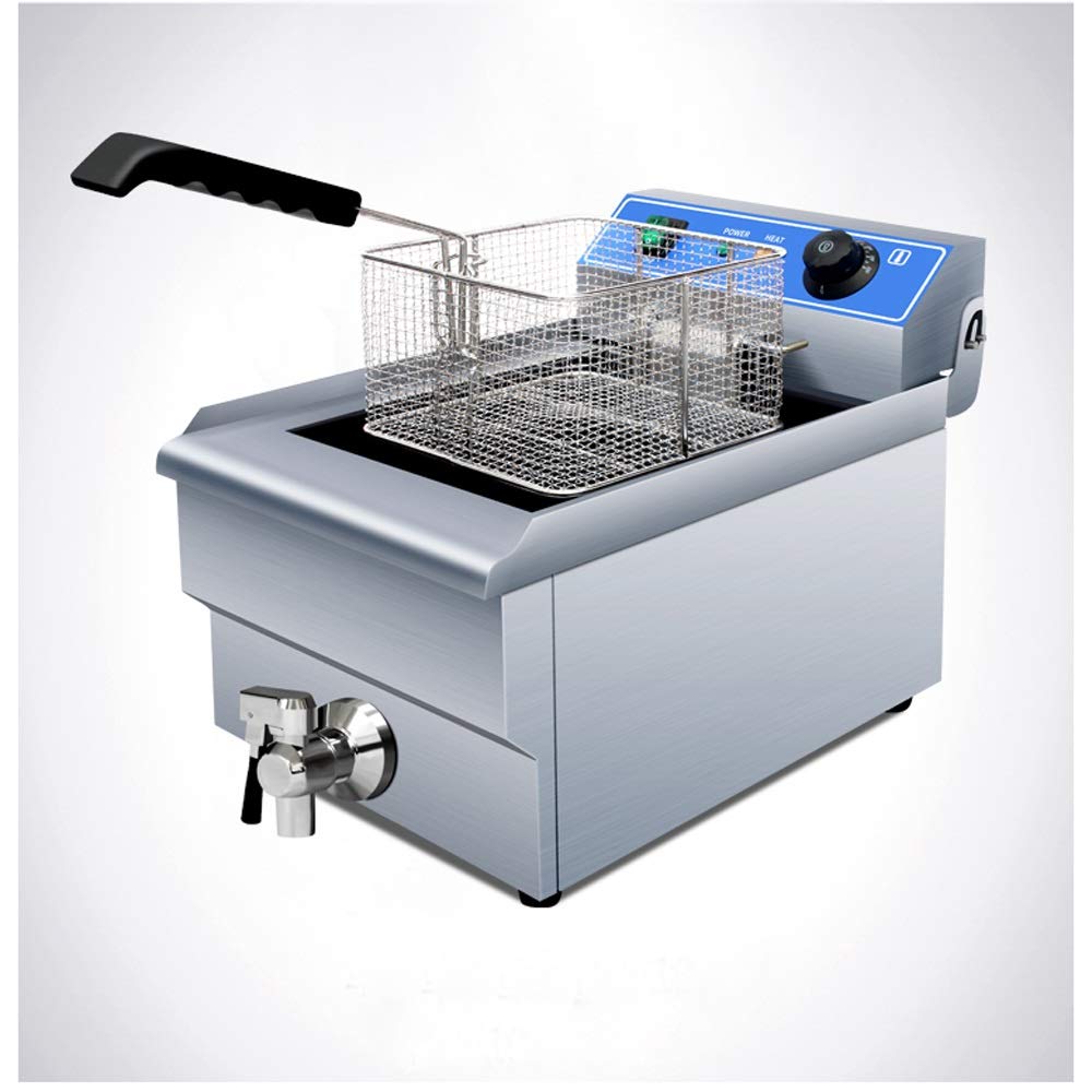 10L Electric Deep Fryer with Removable Basket - 3000W Power, Adjustable Timer & Temperature Control - Perfect for Home Kitchen, Restaurants, and Catering (Model: PD-131VB)