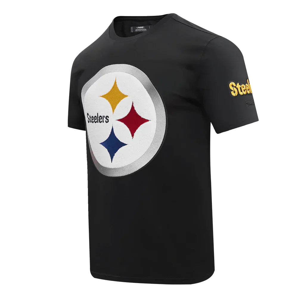 Pittsburgh Steelers Mash Up Chenille Tee Shirt for Men - Pro Standard NFL Fan Jersey - Perfect for Game Day, Tailgating & Sports Events