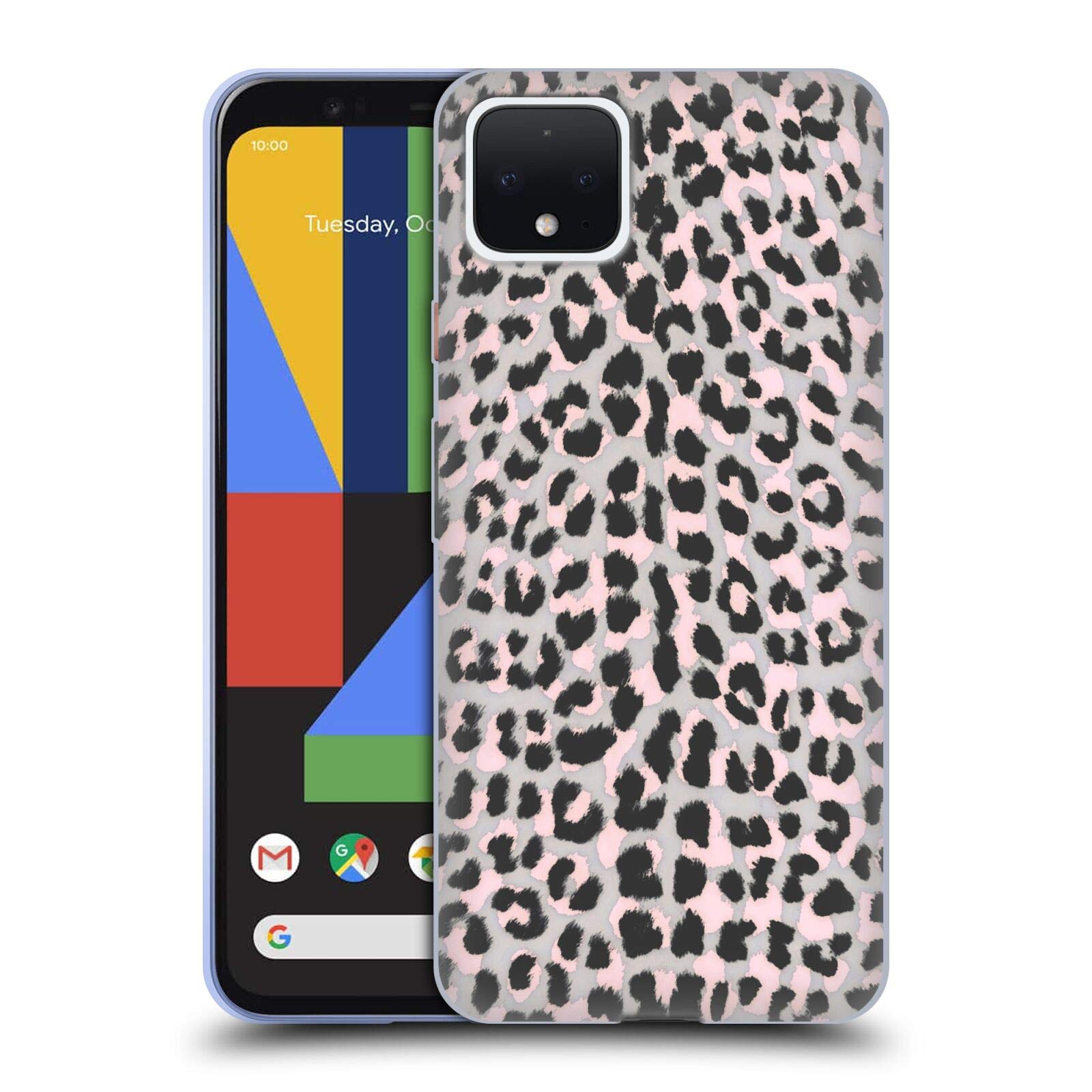 Vasare NAR Leo Cheetah Google Pixel 4 Case - Soft Gel Cover for Stylish Protection