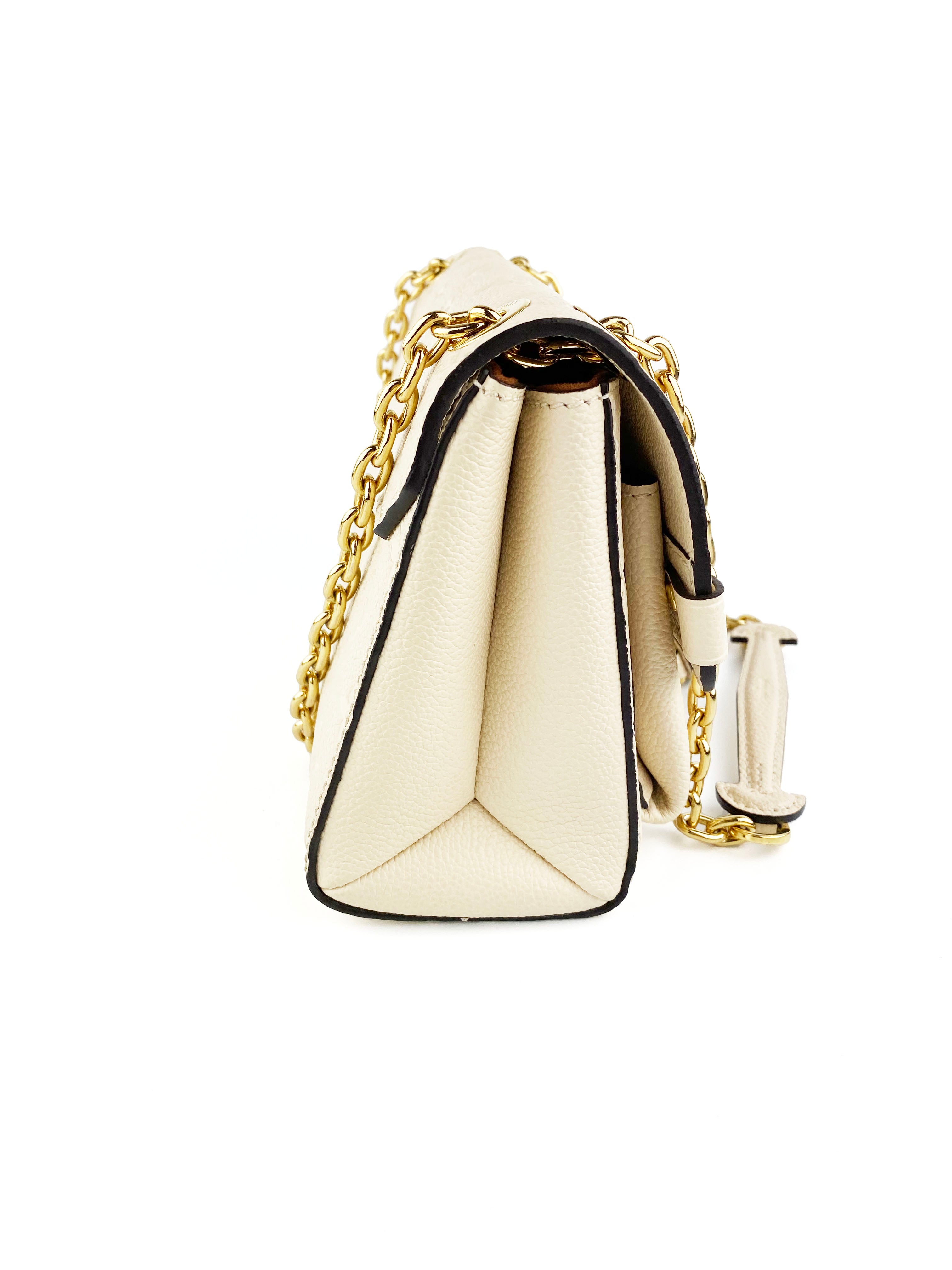 Authentic Louis Vuitton Beige Vavin BB Crossbody Bag - Luxury Leather Handbag for Women, Perfect for Date Night & Office Use