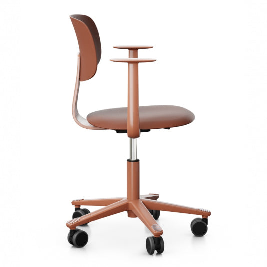 Sustainable HÅG Tion 2100 Ergonomic Office Chair in Chestnut Brown - Perfect for Home Office, Workspace & Conference Rooms