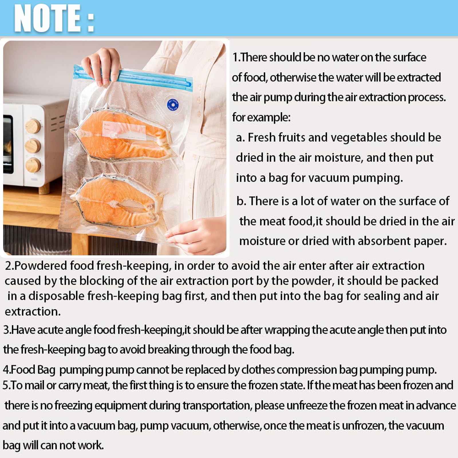 Premium BPA-Free Reusable Vacuum Sealer Bags Kit - 15 Large Sous Vide Bags (11.8x13.4in/30x34cm) + 2 Sealing Clips for Food Storage & Sous Vide Cooking | Perfect for Meal Prep, Freezing, Sous Vide & Vacuum Sealing at Home
